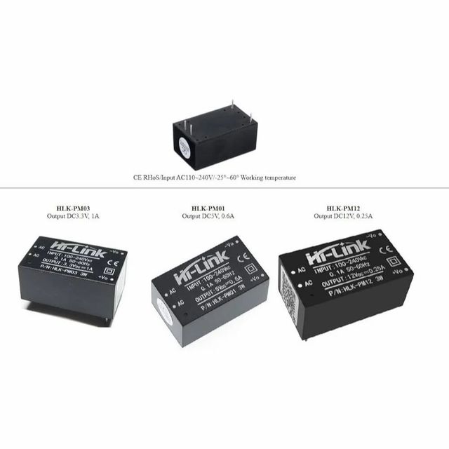 Hilink Power Module HLK Series Color Black Brand Hilink Frequency 50Hz No Load Loss <0.1w Phase Single Phase Model Number HLK - Image 5