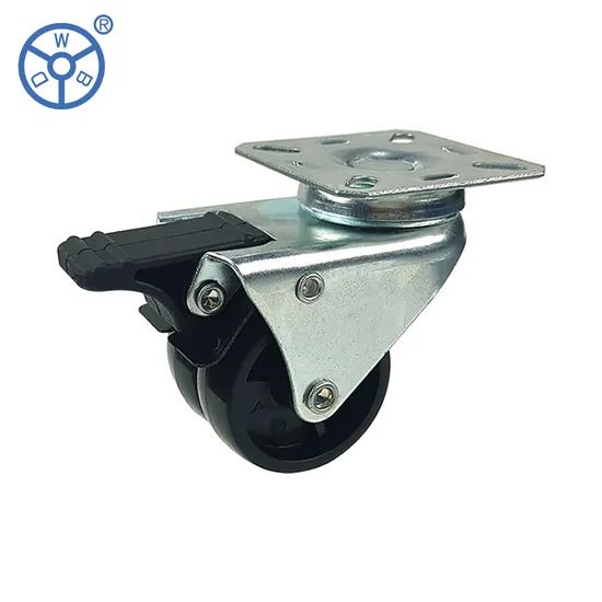 Two Wheels Castor 2 Inch 3 Inch Plats Caster for Furniture Brand Wbd Trademark WBD Model NO. I001e Video Available Sample - Image 4