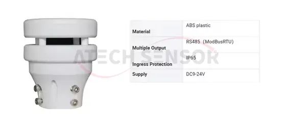 High Quality Wind Direction Speed Sensor Ultrasonic Anemometer - Image 4