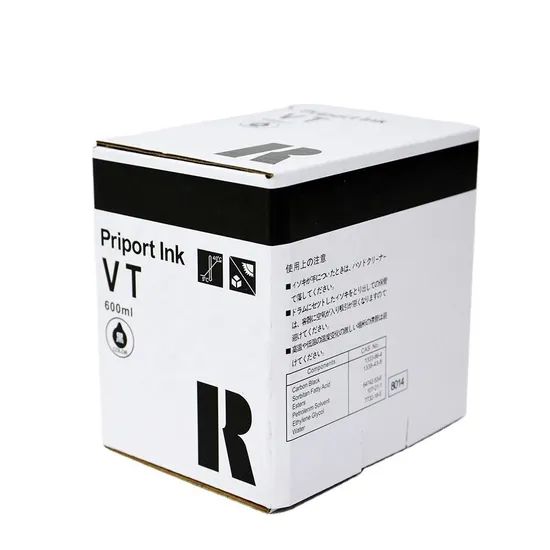 Compatible Ricoh Vt600 Digital Duplicator Priport Ink Vt-600 Black Ink Cartridges 817101 600mlfrom Comstar Ink Manufacturer - Image 3