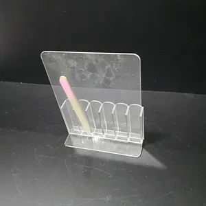 Transparent Nail File Storage Stand Manicure Shelves Beauty Tools Holder - Image 3