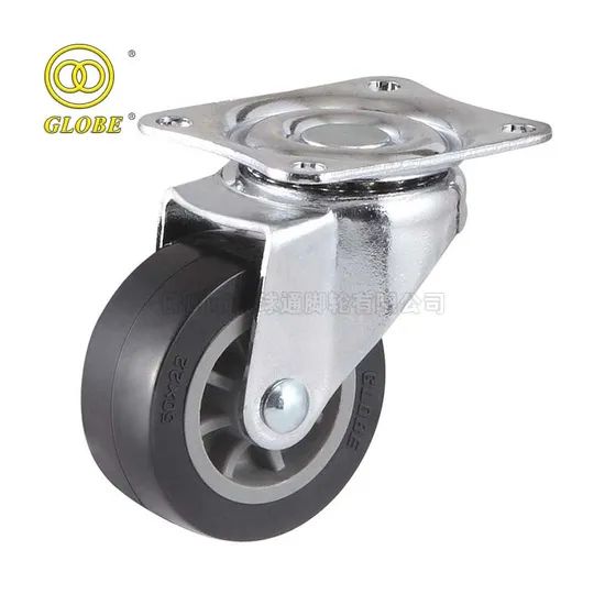 2.5 Inch Threaded Stem Nylon Furniture Caster Mini Castor Wheels - Image 3