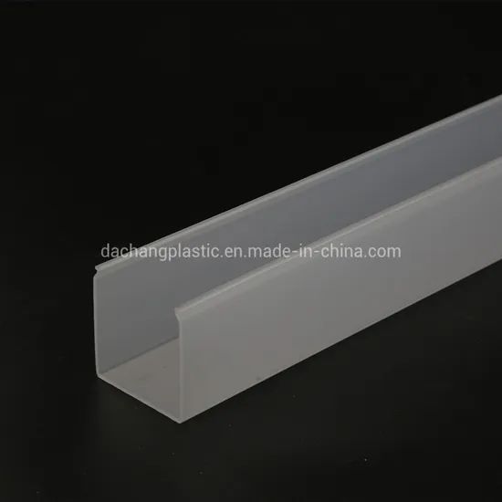 Optical Prism Acrylic Extrusion Lamp Cover for LED Lighting Profile - Image 6