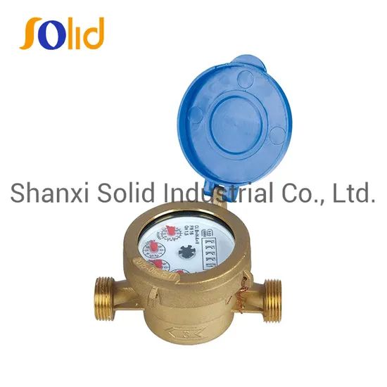 Brass Single Jet Water Meter DN15-50 Digital IC Card 15D B Volumetric ...