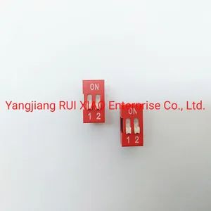 2.54mm Red /Blue Code Switch DIP 2p PCB Connector Housing Plastic HS Code 8541290000 Payment Terms: T/T Interface Type - Image 1