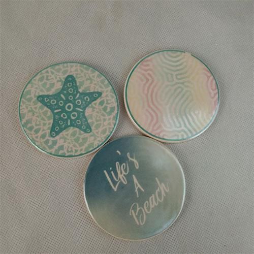 Ceramic Beer mat holder absorbent coaster for bar - Image 3