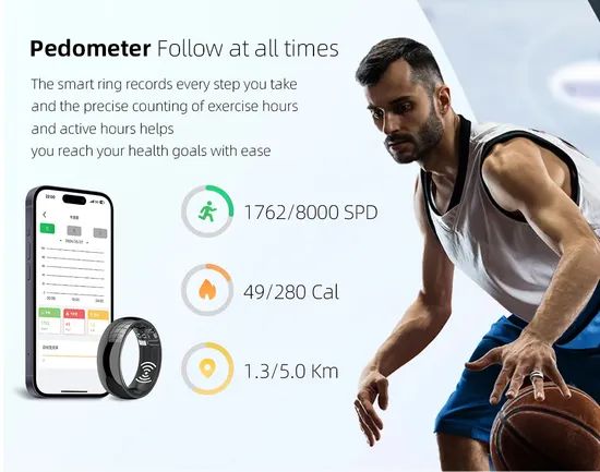 Smart Jewellery Collection with Smartphone APP for 18mm Bluetooth Smart Rings - Image 4