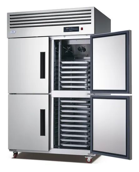 Commercial Double Door Kitchen Freezer Equipment Capacity 1000 L Type ...