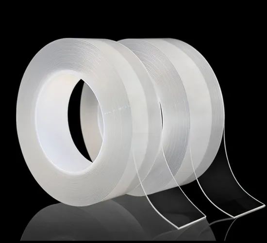 Transparent Reusable Double Sided Removable Adhesive 1mm Transparent Nano Tape - Image 6