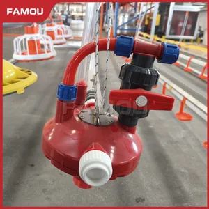 Poultry Equipment Meat Chicken Broiler Floor Rearing System with Feeder Pan - Image 6