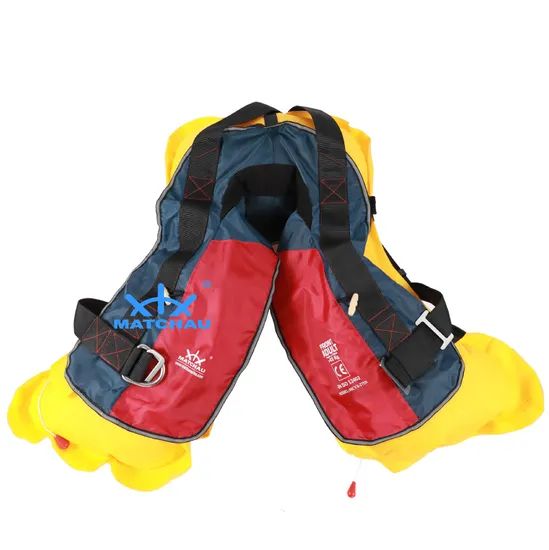 Lightweight Rescue Inflatable Life Jacket Red XL L 1Kg 150N Buoyancy ManualAuto 33G24G CO2 Neoprene 300d Oxford Reflective CCS CE ISO - Image 4