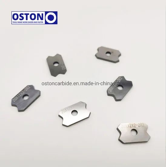 Solid Carbide Hw Radius Profile Edge Banding Scrape Trim Rounding Replacement Inserts Knives Parts for Edge Bander Machines - Image 1