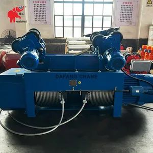 Economical Investment Robust Wire Rope Hoist Mechanism Industrial Facility Use Durable Build Quality Easy Maintenance Hc Type Wire Rope Electric Hoist - Image 5