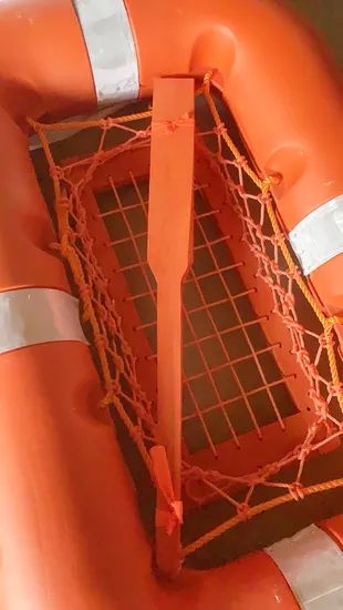 Lifesaving Buoy Raft for Fishing Boats Flood Control Vessels Color Orange Model NO. BZ Material HDPE Type Life Boat Origin - Image 6