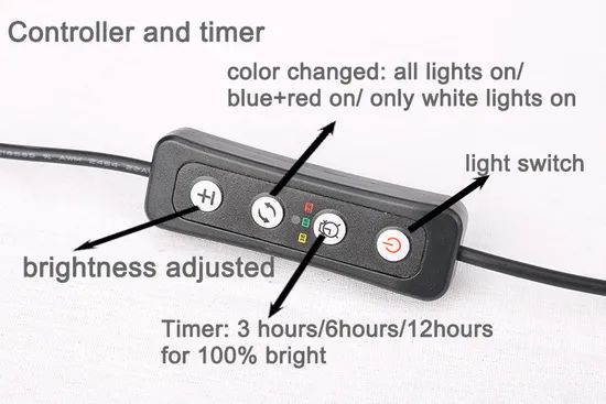 LED Aquarium Lights 20cm for Mini Tank with Controller Smart Power 9W Origin China Outlet DC12V HS Code 94054090 Model NO. - Image 3