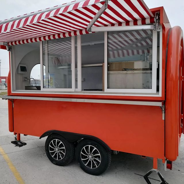 High Capacity Mobile Catering Trailer For Hot Dog Taco Truck Coffee Shop Business With Efficient Food Preparation Space - Image 4