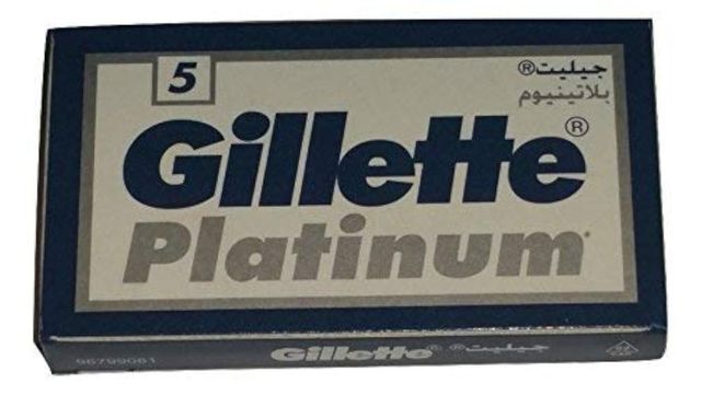 Gillette, 100 Gillette Platinum Double Edge Safety Razor Blades on a Graphics Card - 20 Dispensers of 5 Blades - Image 4
