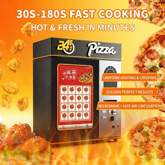 Automatic Frozen Pizza Vending Machine with Credit Card Reader Technology - Image 4
