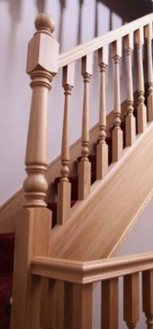 Wooden Staircase Railings 100 + Design Design Panel Position Stairs Material wooden Shape customised Texture Stunning Usage/Application - Image 9
