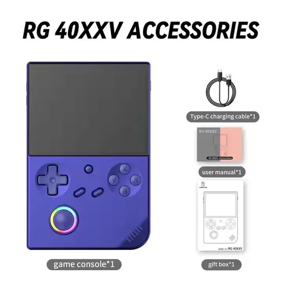 Anbernic Rg40xxv Handheld Game Player 4.0 Inch Screen 64G 3200mAh Battery Linux 19000 Games Portable Mini Handheld Video Game Console - Image 2