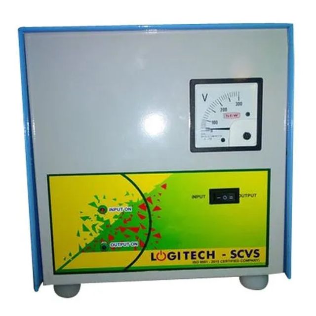 Single Phase Logitech SCVS Servo Voltage Stabilizer, Capacity: 2 kVA - Image 2