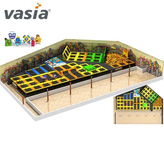 Children Bungee Trampoline Manufacturer Adult Jumping Castle Indoor Trampoline Park - Image 6