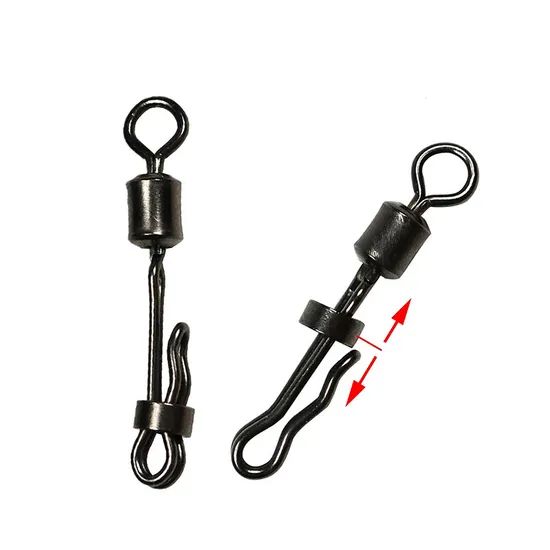 Top Quality Quick Sub-Clamp Two Way Side Line Rolling Fishing Swivels - Image 4