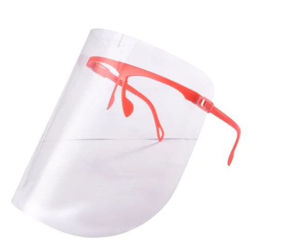 Disposable Face Shield with Adjustable Frame 1 Frame+10 Shields - Image 4