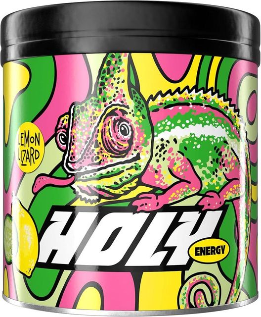 HOLY Energy Booster Pack of 10 Tasting Box 'Pomegranate Piranha' with Pomegranate Flavour Powder | 10 Servings with NewCaff & Green Tea Extract Vegan with 100% Natural Fruit Flavours - Image 3