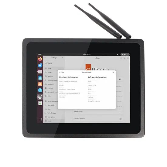 10.4 Inch Linux Ubuntu OS Industrial Touch Screen Embedded Panel PC Speaker Built-in Speaker Operating System Ubuntu OS Screen Size 10.4 Inch - Image 1