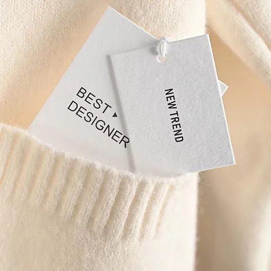 Customized Printed Logo Recycled Paper Hang Tag Type Hang Origin China Pattern Printed HS Code 482100000 Trademark hang - Image 4