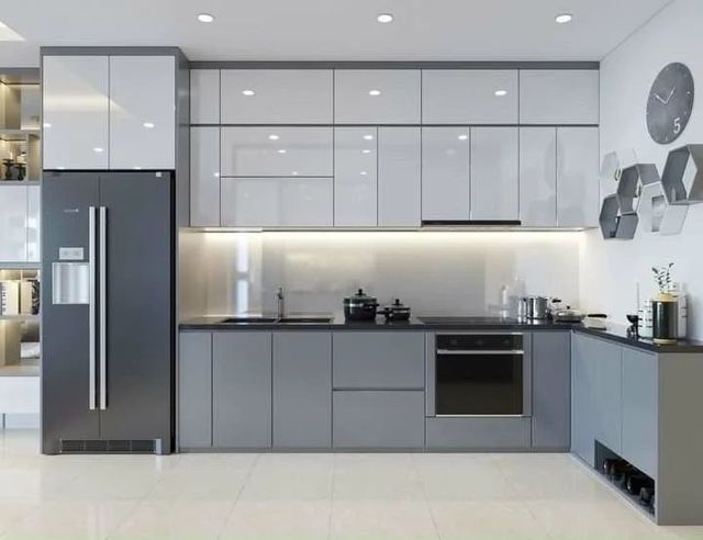 Modular Kitchen Service Kitchen Type All Shutter Finish All Kitchen Layout All Cabinet Core Material All Hardware Brands Kessebohmer, Hettich, Ebco, Blum, Hafele, Grass, - Image 6
