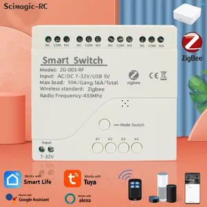 Zigbee Contact Relay Module Smart WiFi Motor Switch Receiver Alexa - Image 3
