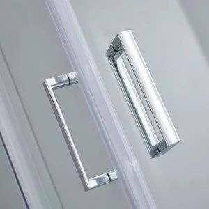 Square Simple Shower Room Sliding Glass Shower Enclosure Brand Suez Trademark SUEZ Origin Zhejiang Tray Material ABS Tray Shape - Image 4