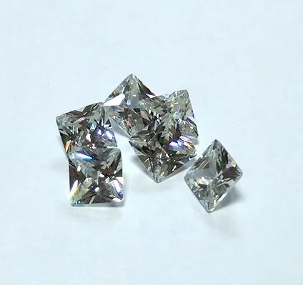 Square Shape Gemstone Cubic Zirconia for Wedding Rings Grade AAA Color White Origin Wuzhou HS Code 71049099 Suitable for Unisex - Image 5