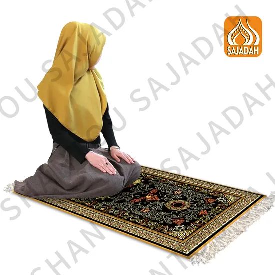 Wholesale Prayer Rug Dt1703 Mini Portable Muslim Prayer Mat Muslim Gift Set Auto-Play Sound Rug Vintage Sajadah Prayer Mat - Image 2
