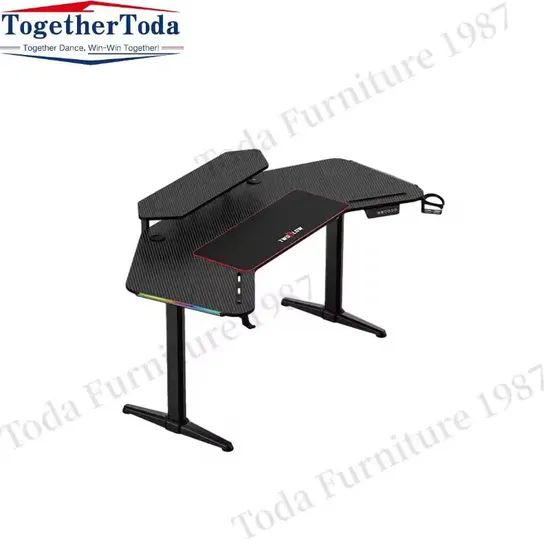 Gaming Tables Adjustable Height Computer Desk RGB Computer Desk - Image 3