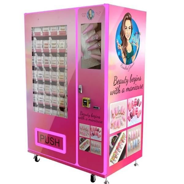 Custom Smart Beauty Vending Machine for Automatic Cosmetic Retail and Product Distribution - Image 2