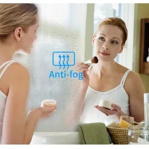 China High Quality Customized Size Multi Function LED Three Color Bathroom Smart Mirror - Image 6