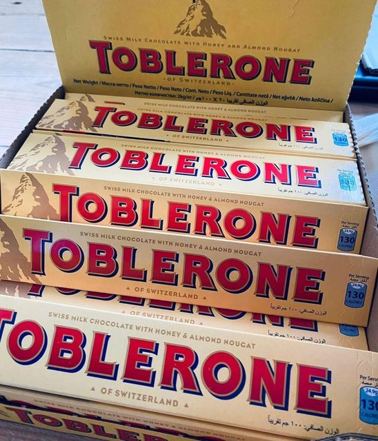 Fast Delivery Toblerone Milk Chocolate Candy Bars with Honey and Almond Nougat 20 x 3.52 oz Bars Fresh Delicious - Image 3