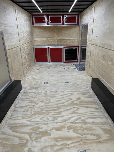 Enclosed Trailers / Enclosed Car Hauler 2026 24ft. Econo-Max 7k Axles, 8ft. Interior, Alum Wheels, Rear Wing, Toolbox &; - Image 3