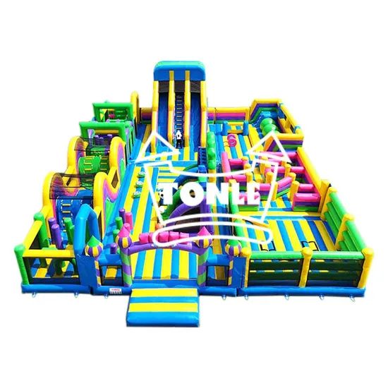 Custom Commercial Outdoor Games Inflatable Obstacle Course Inflatable Amusement Park for Sale - Image 1