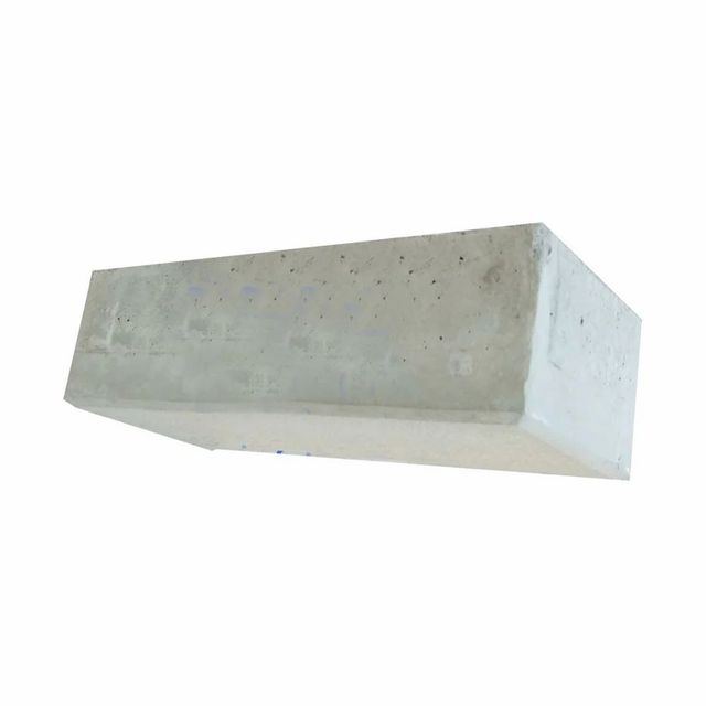 Rectangular RCC Block, 24 in x 8 in x 4 in Color Grey Design Solid ...