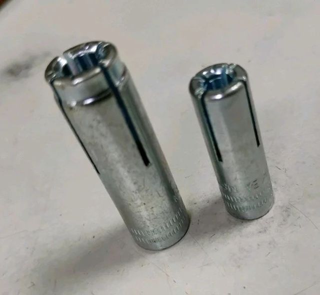 Galvanized Iron Fischer Bullet Fasteners Size 8MM Diameter 8MM Packaging Type BOX Surface Finishing GI Quantity Per Pack - Image 1