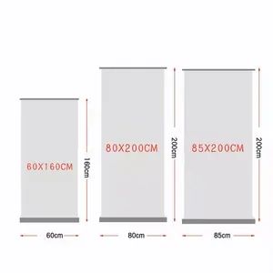 Aluminum Roll Screen Stand Retractable Banners Pull up Banner - Image 2