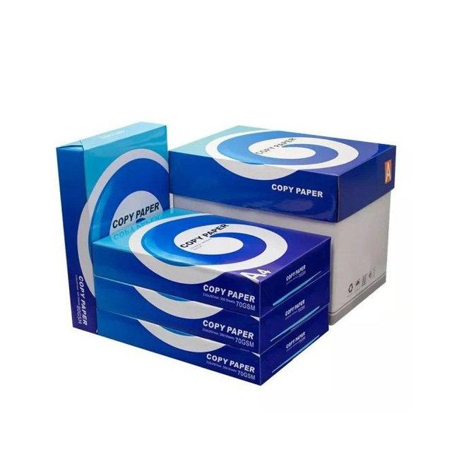 high quality A4 copy paper for laser and inkjet printing smooth finish white paper with high brightness and consistent thickness suitable for office work school use and commercial printing ensuring clear sharp prints and reliable performance - Image 1