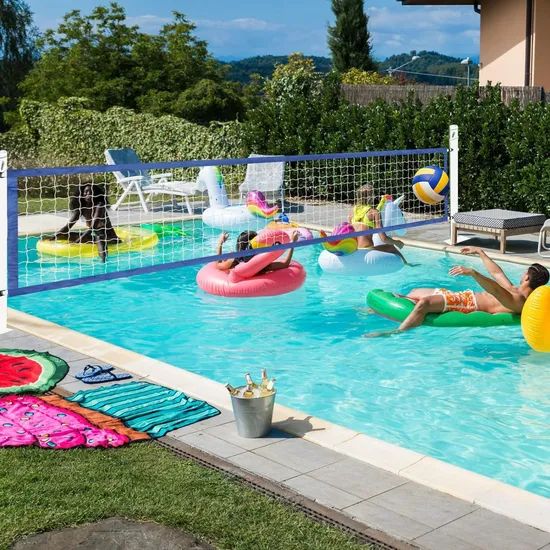 Outdoor Water Volleyball Net for Pools and Beaches MOQ 220m Origin China Certificate CCS Model NO. NT-WVN Plastic Rope PE Rope - Image 5