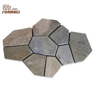 Rusty Flagstone Mats Irregular Paving Stone - Image 5