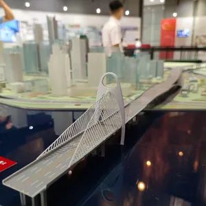 3D Professional Customized Bridge Model with Lighting Fixtures - Image 4