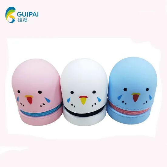 Cute Anial Bird Shape Coin Bag Purse Key Wallets Silicone Coin Purse - Image 4